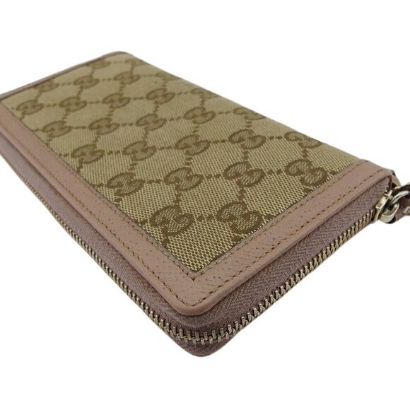 GUCCI long wallet GG pattern brown pink beige USED - Picture 8 of 15